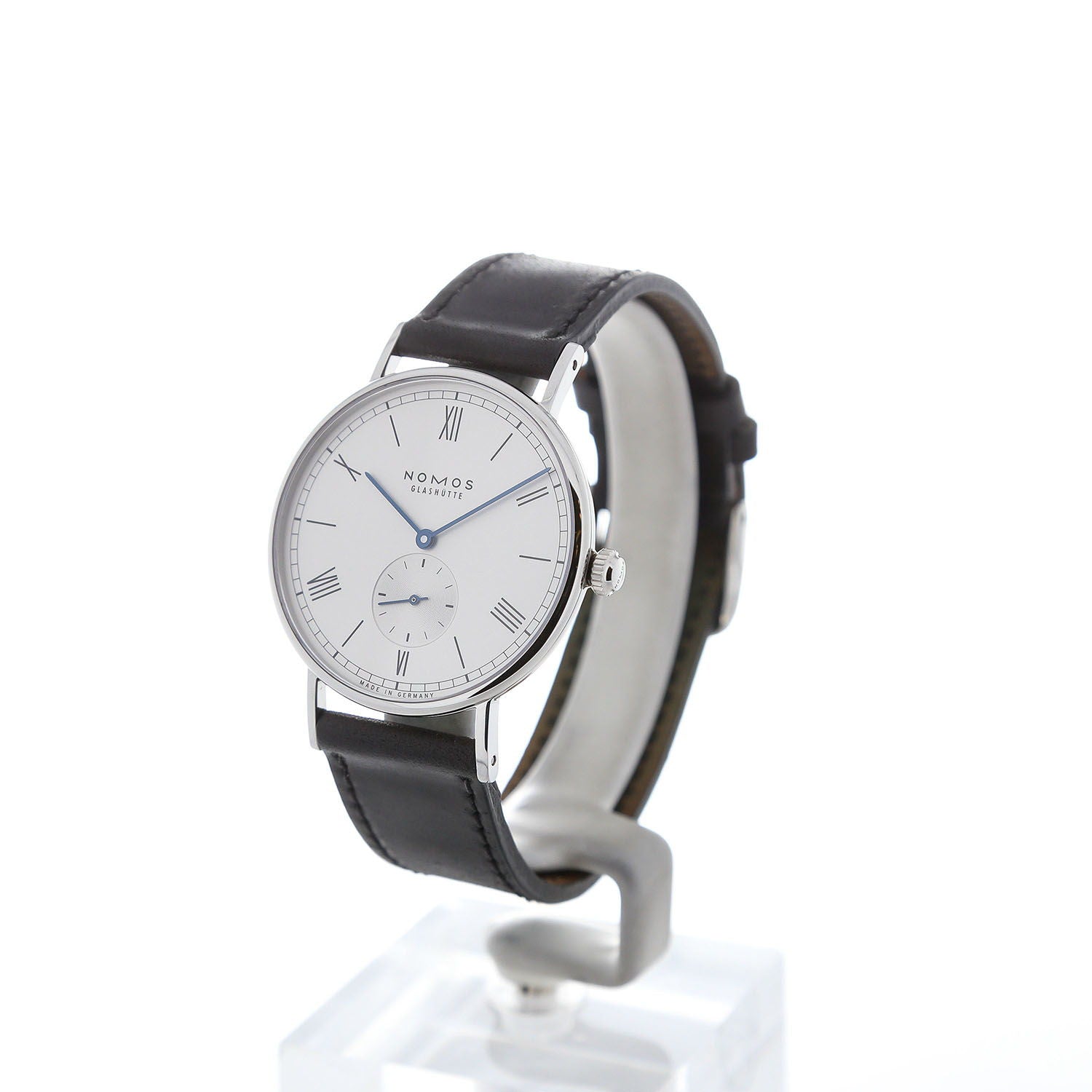 Nomos Glashütte Ludwig met handopwinding, wit, 38 mm