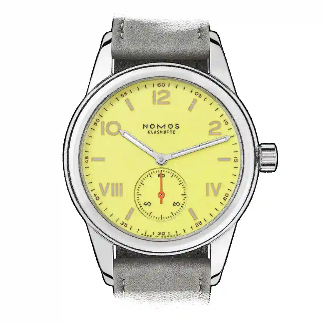 Nomos Glashütte Club Manual winding Yellow 36mm
