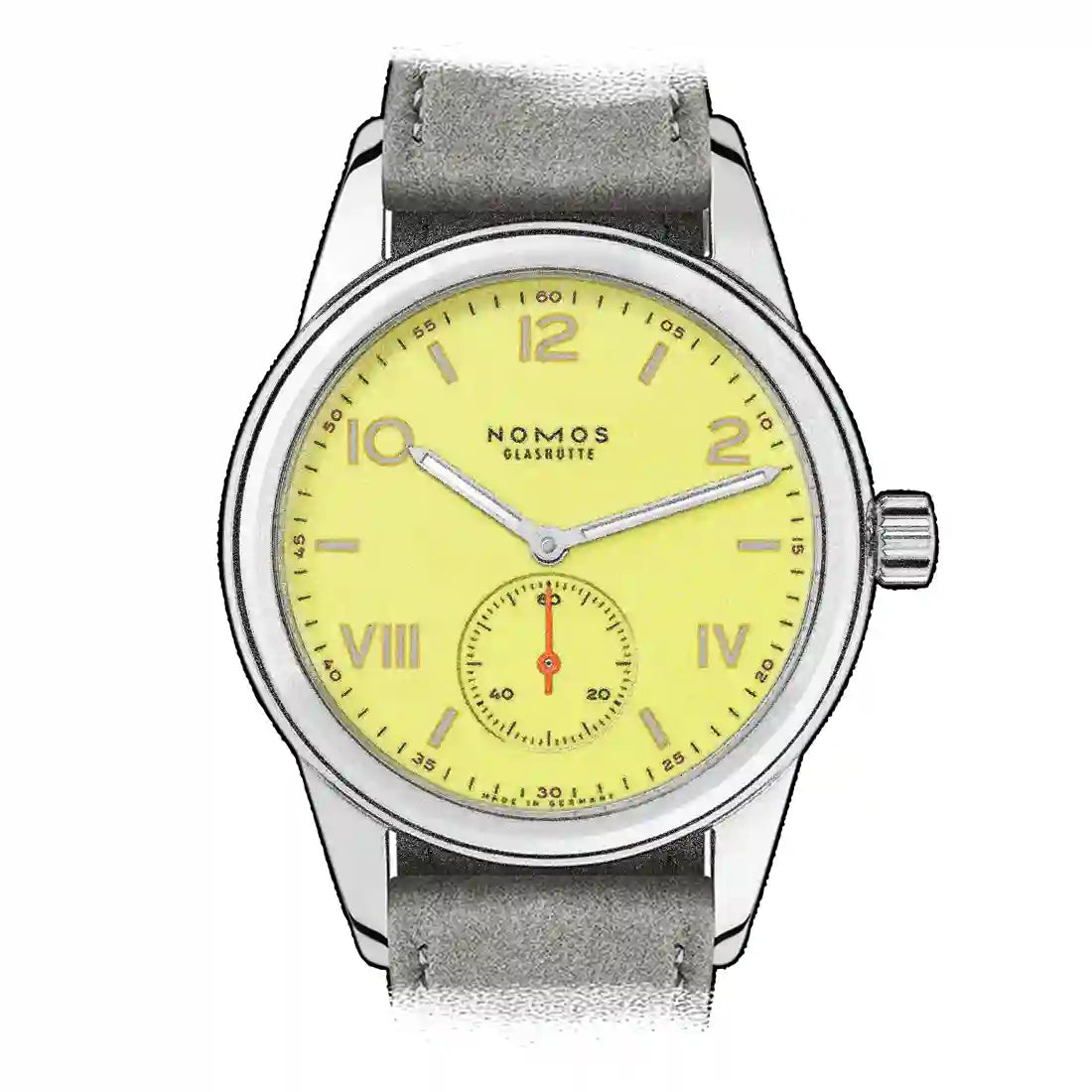 Nomos Glashütte Club Manual Winding Yellow 36mm