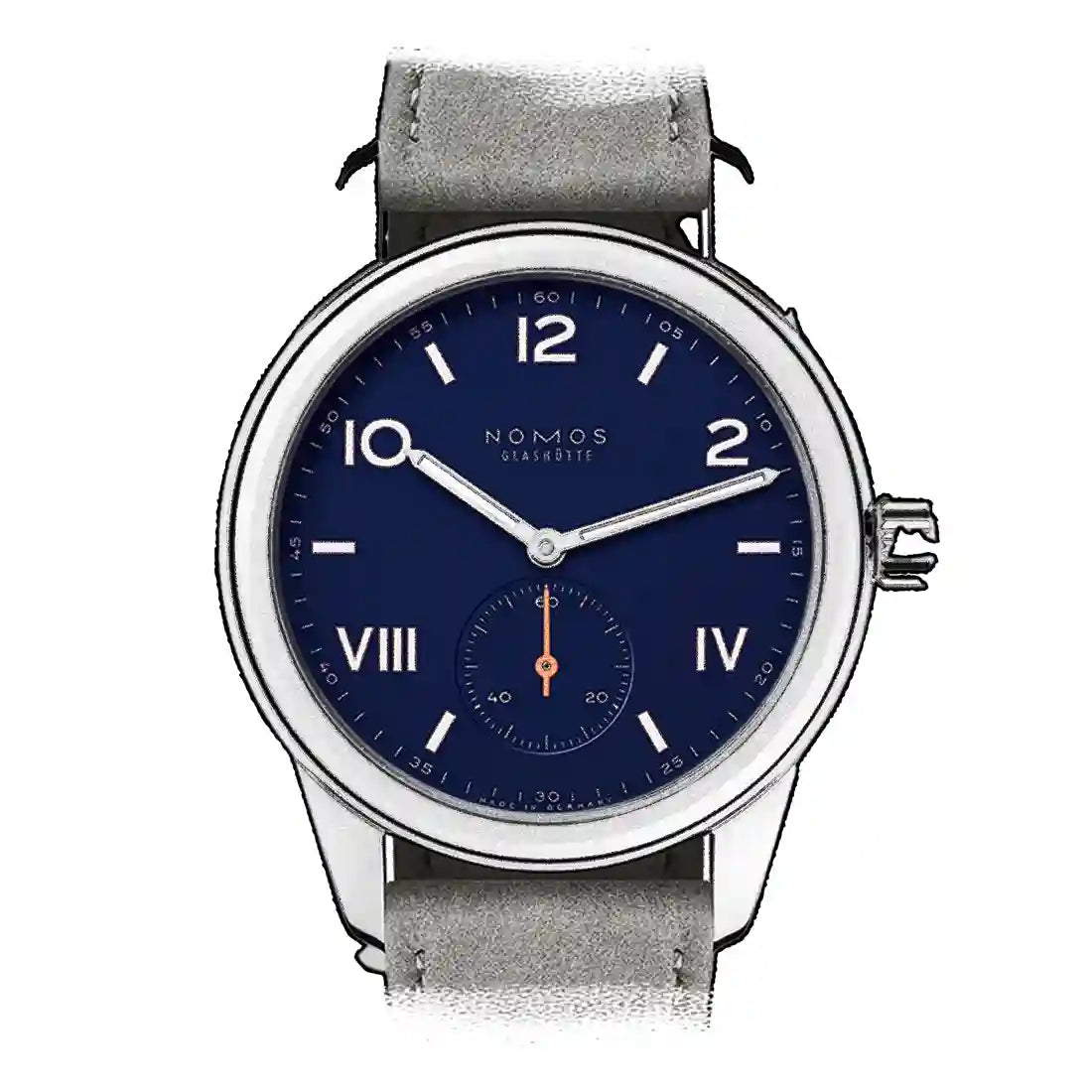 Nomos Glashütte Club Manual Winding Blue 36mm