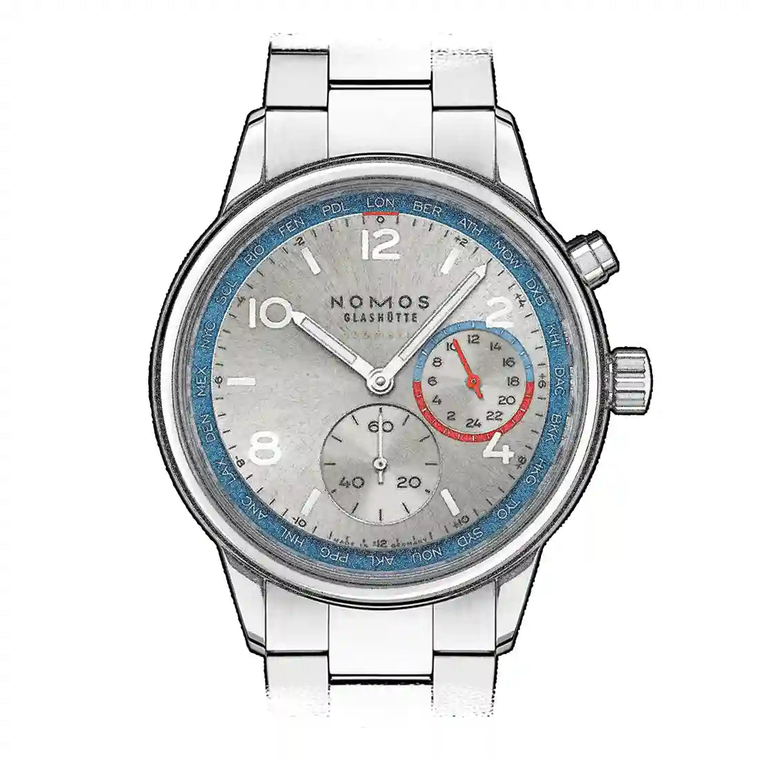 Nomos Glashütte Club Automatique Argent 40mm