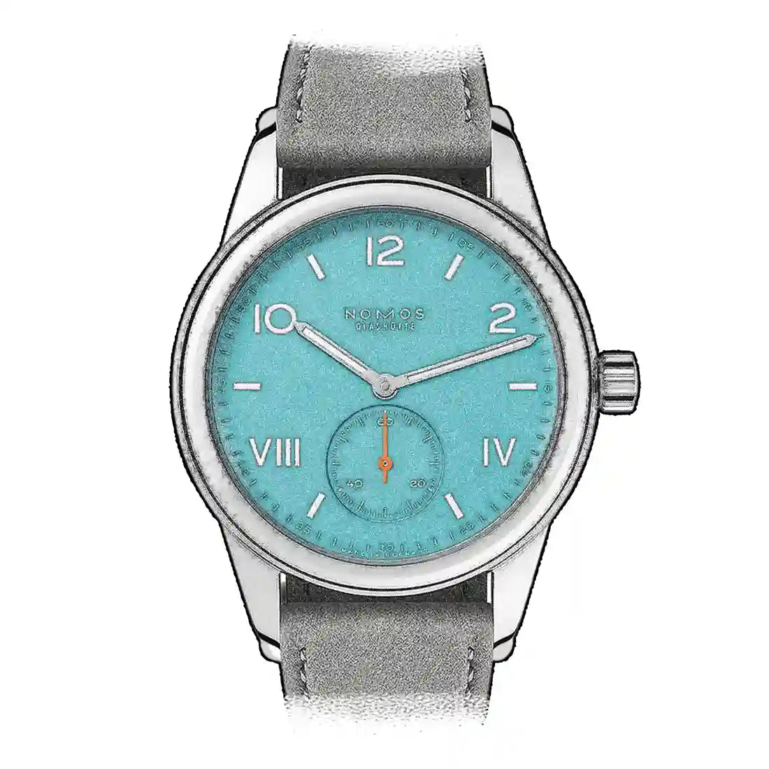 Nomos Glashütte Club Manual Winding Blue 36mm