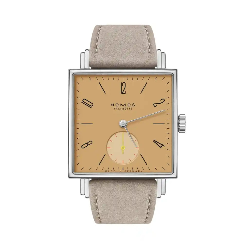 NOMOS Glashütte Tetra 437.SB Orange Dial Stainless steel 30mm Watch