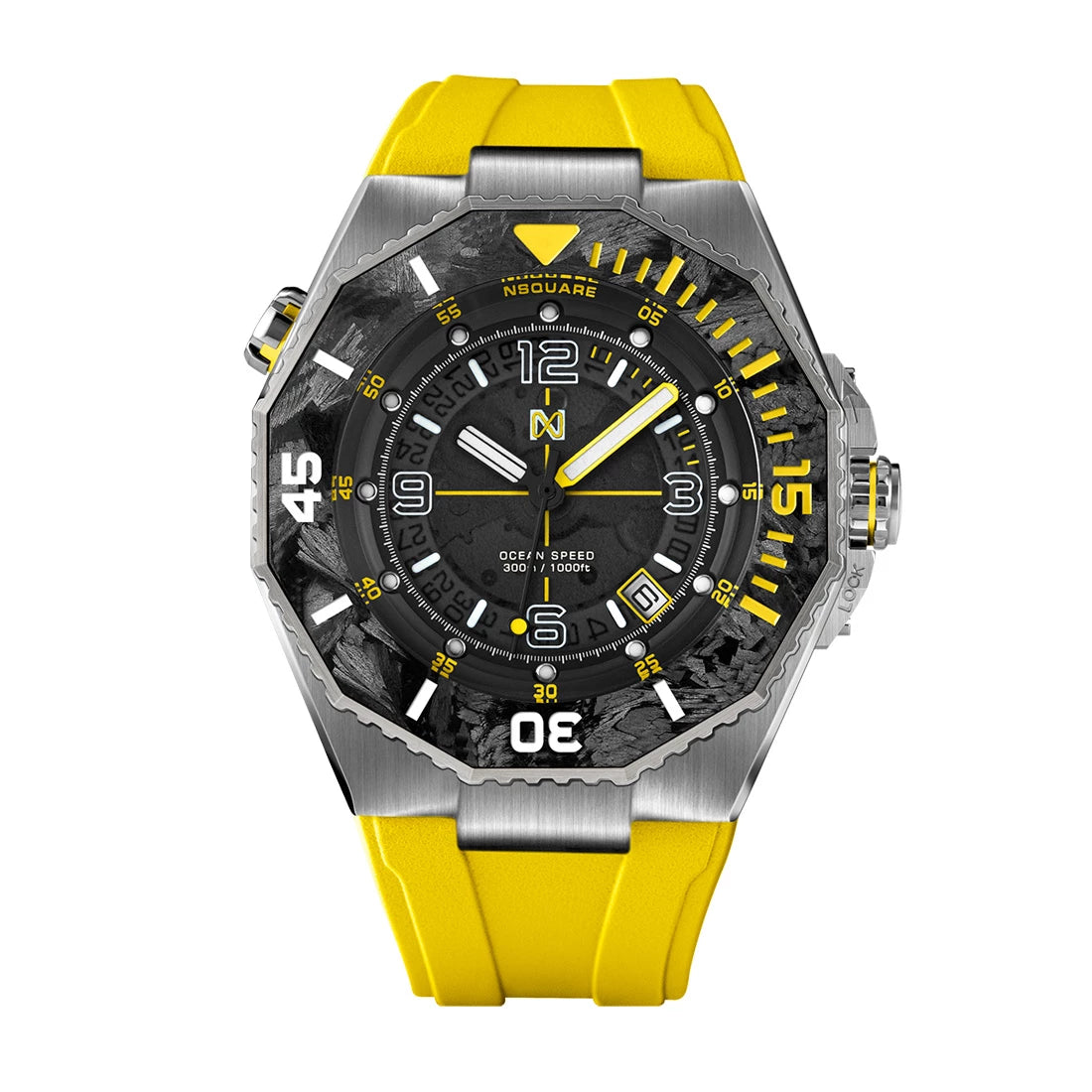 NSquare Diver Automatic Black 43mm