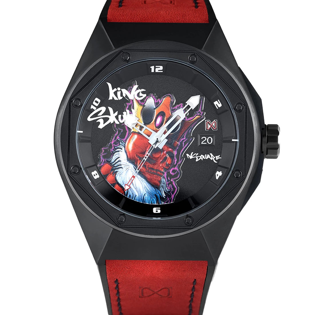NSquare King Skull Automatic Black 44mm