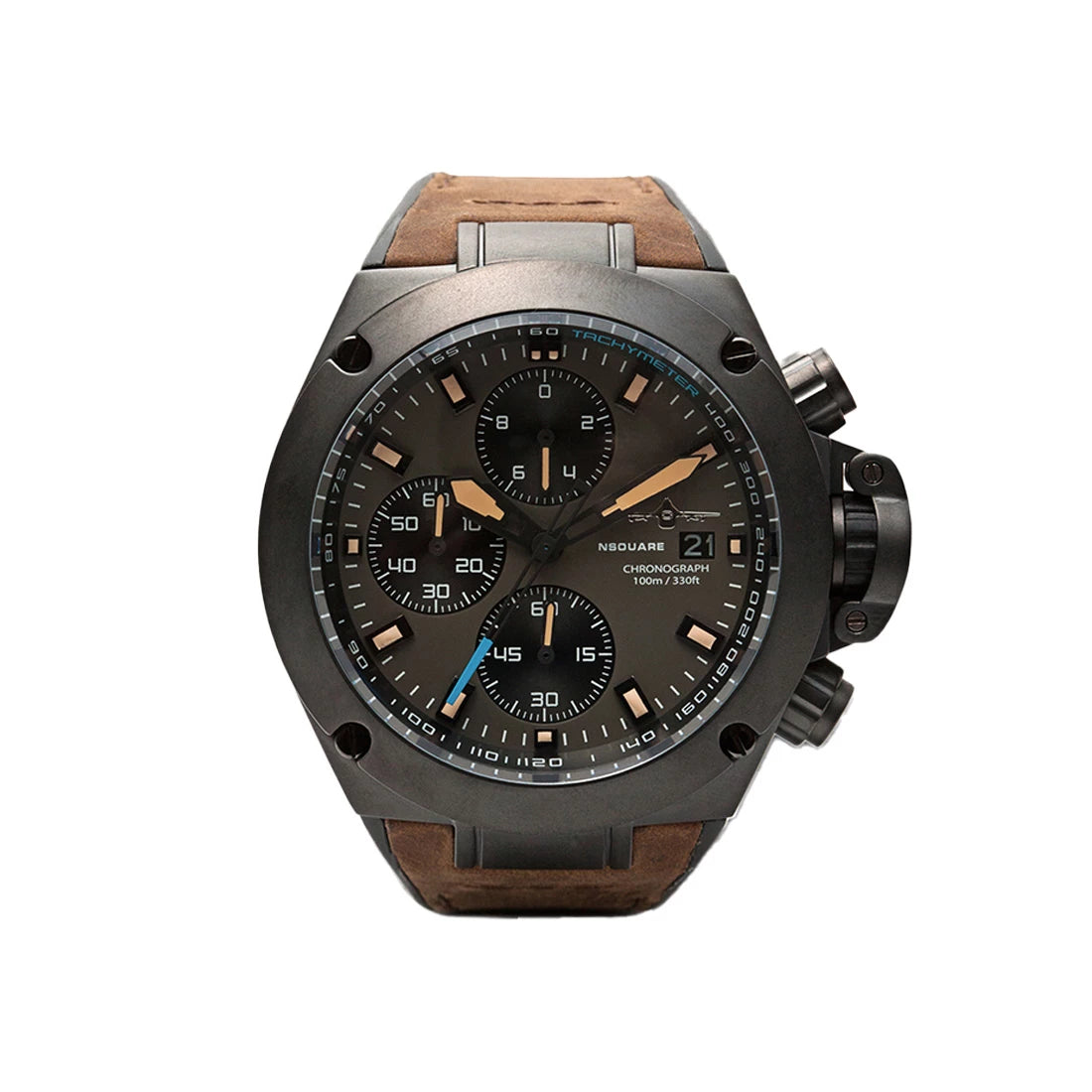 NSquare Navigator Quartz Grey 45mm