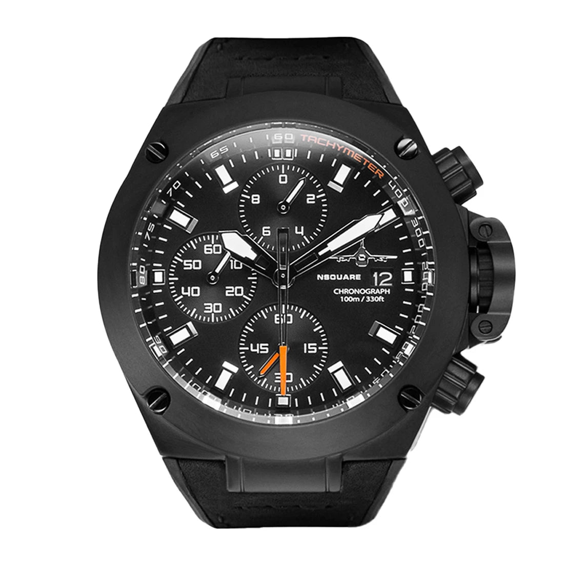 NSquare Navigator Quarz Schwarz