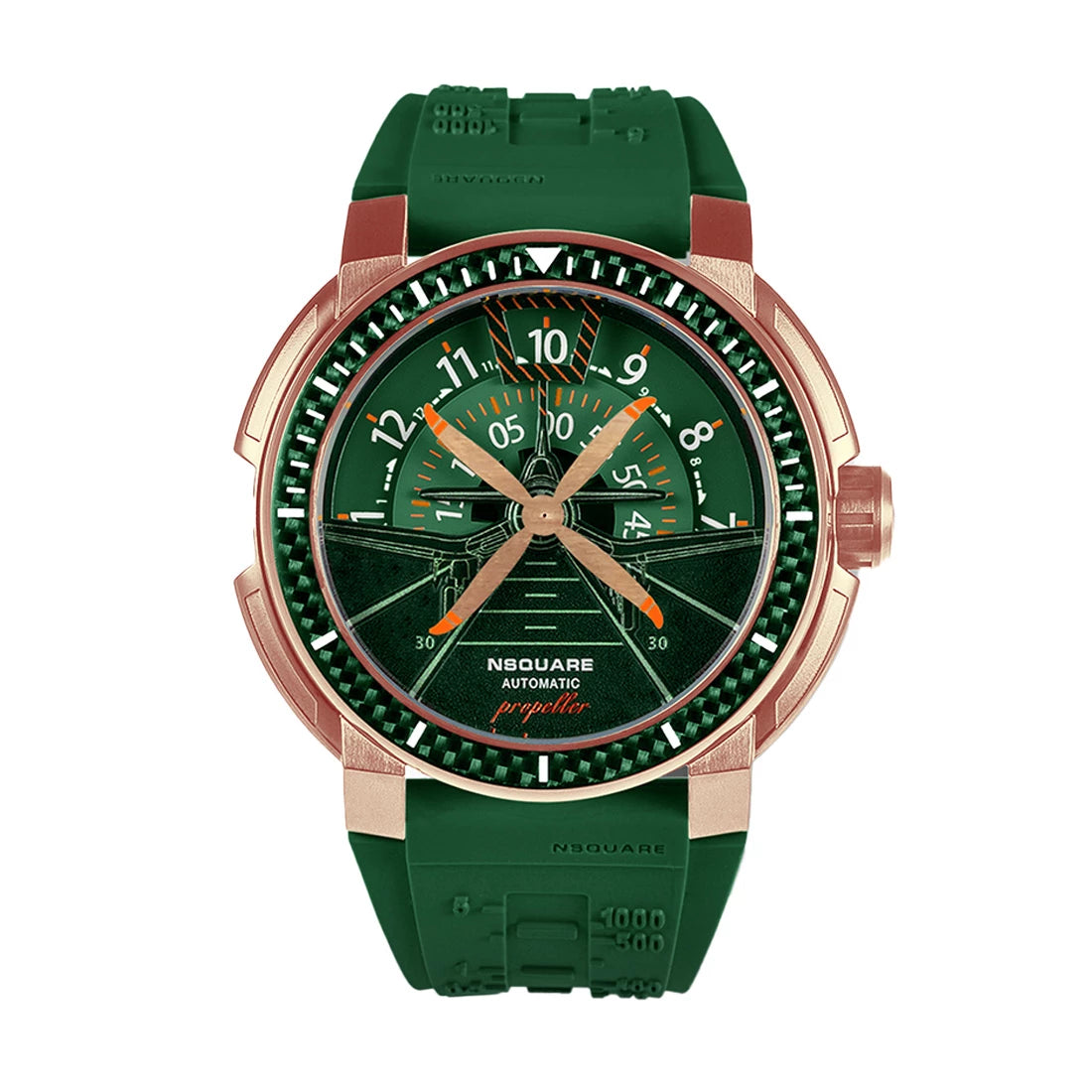 NSquare Propeller Automatic Green 48mm