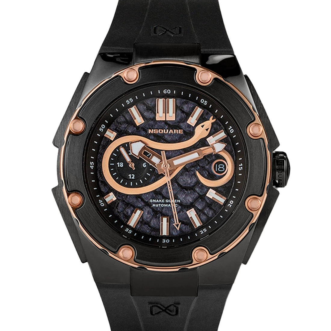 NSquare Snake Queen Automatic Black 39mm