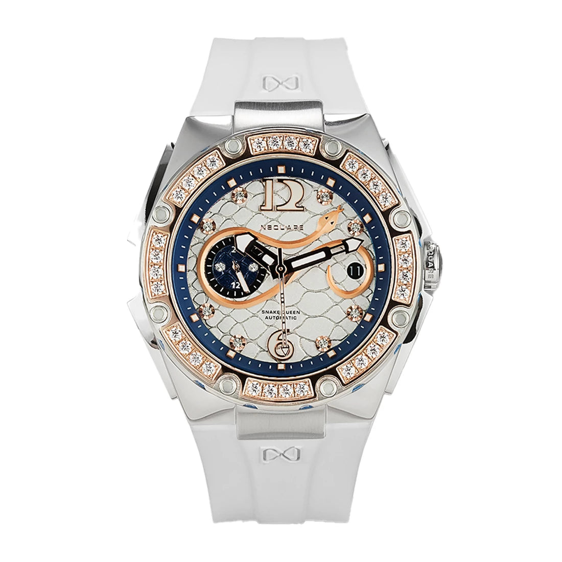 NSquare Snake Queen Automatic White 39mm
