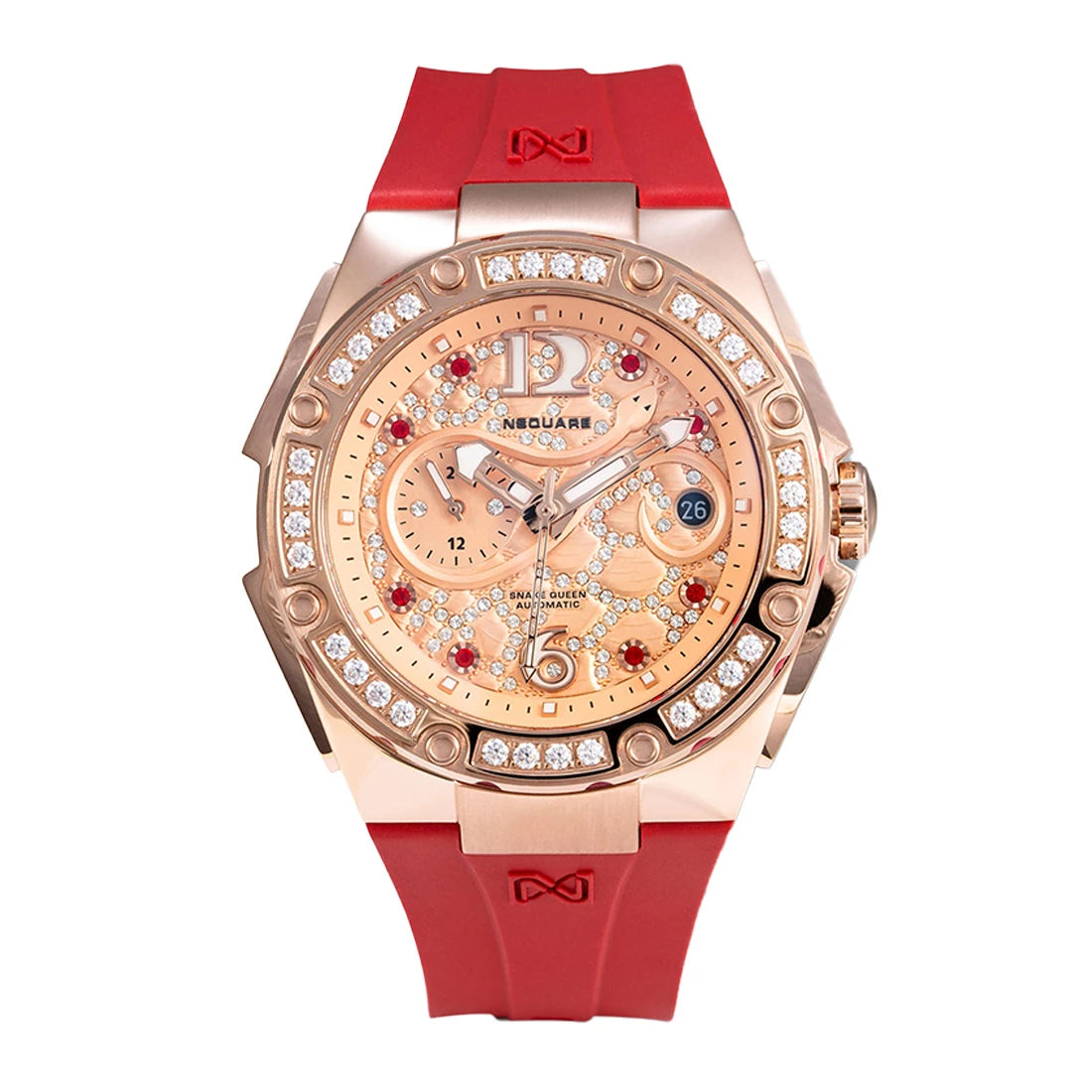NSquare Snake Queen Automatic Red 39mm