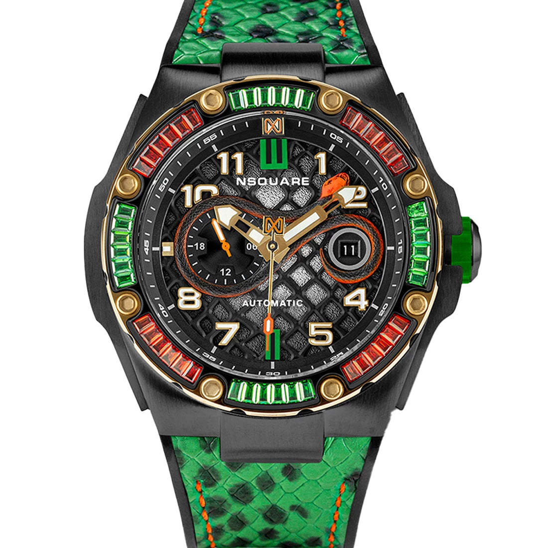 NSquare Snake Special Automatic Black 46mm