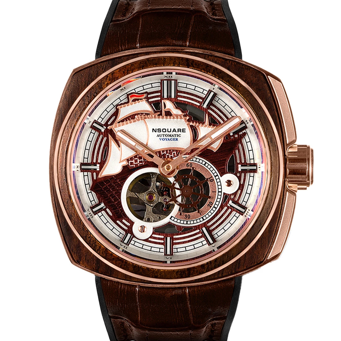 NSquare Voyager Automatic Brown 51mm