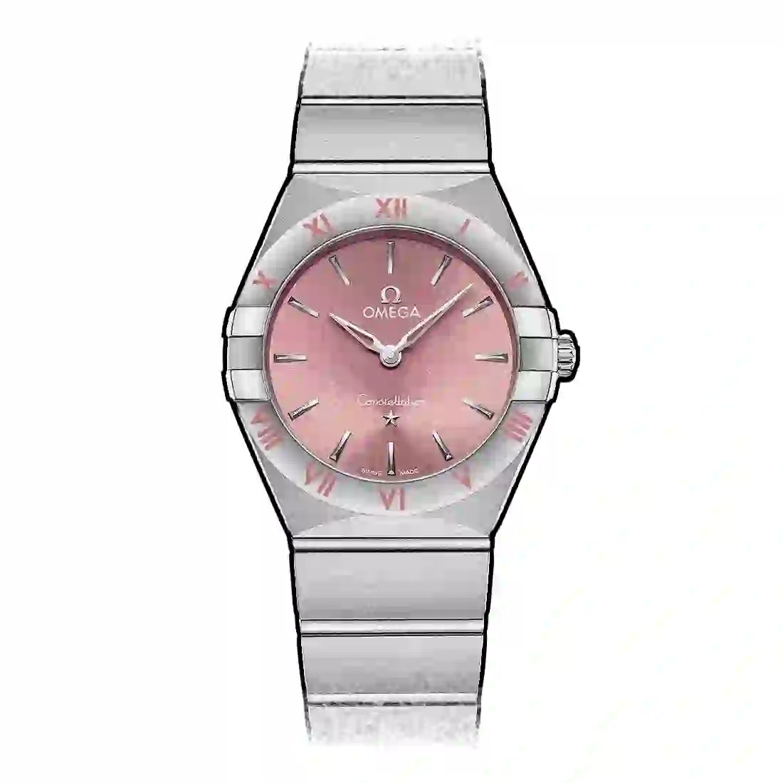 Omega Constellation Quarz Pink 28mm