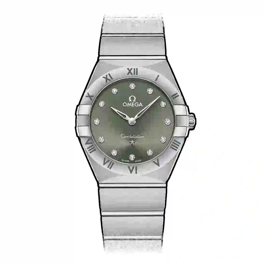 Omega Constellation Quarz Green 28mm