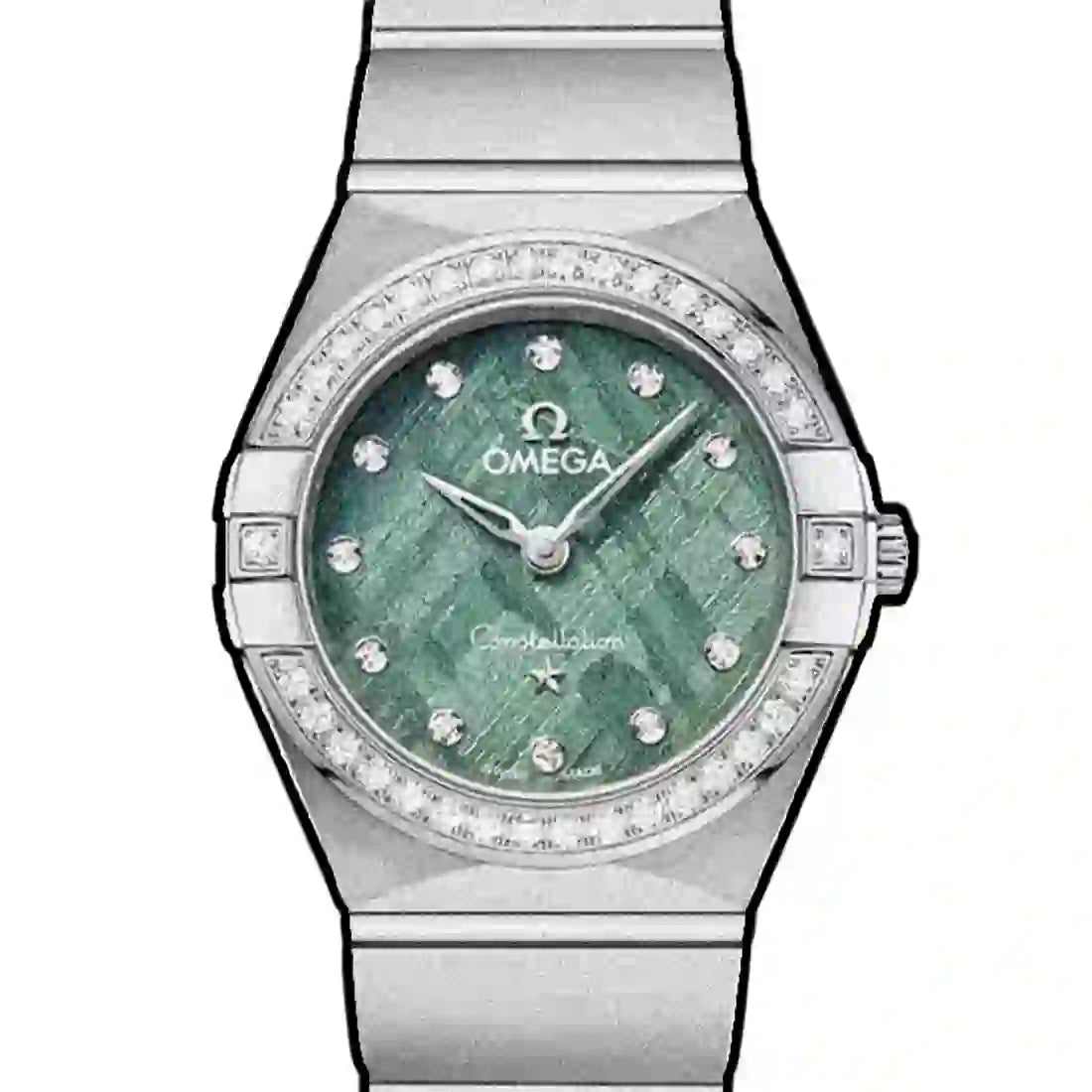 Omega Constellation Quartz Green 25mm