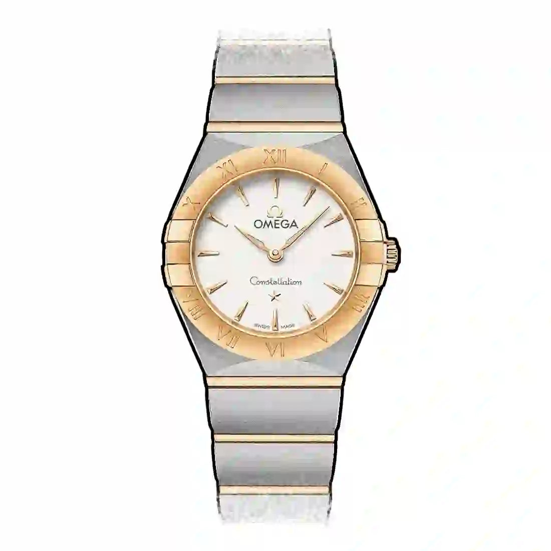Omega Constellation Manhattan Quartz White 25mm