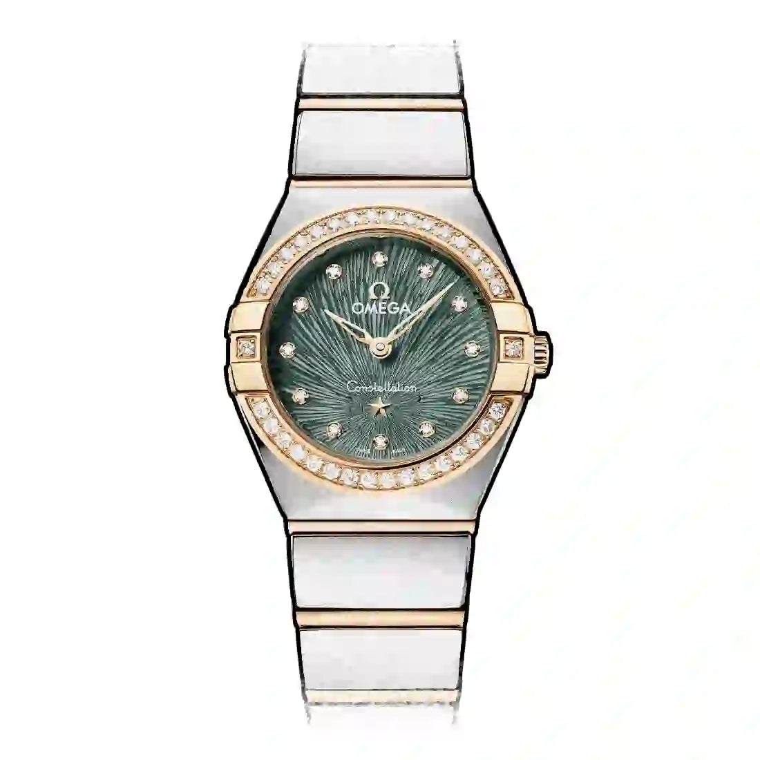 Omega Constellation Quartz Green 25mm