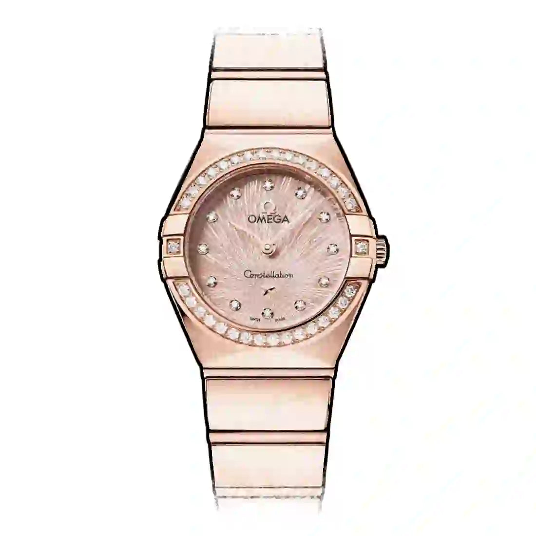 Omega Constellation Quartz Pink 25mm