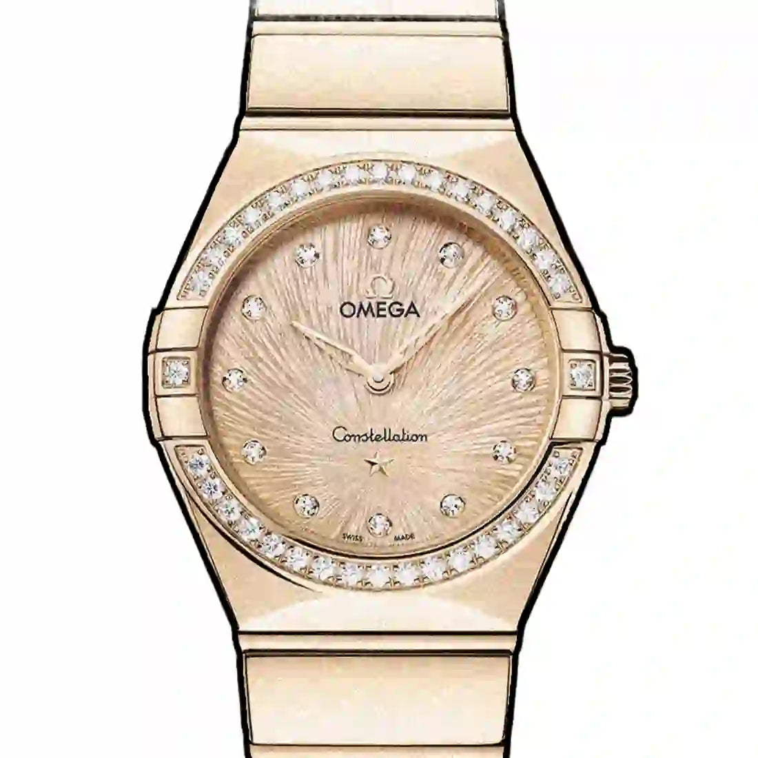 Omega Constellation Quartz Yellow 28mm