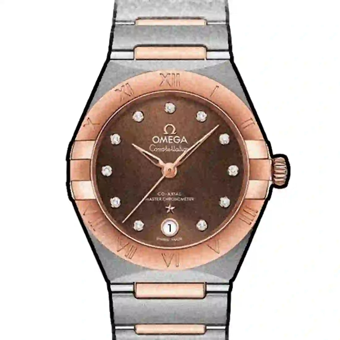 OMEGA Constellation Automatik Braun