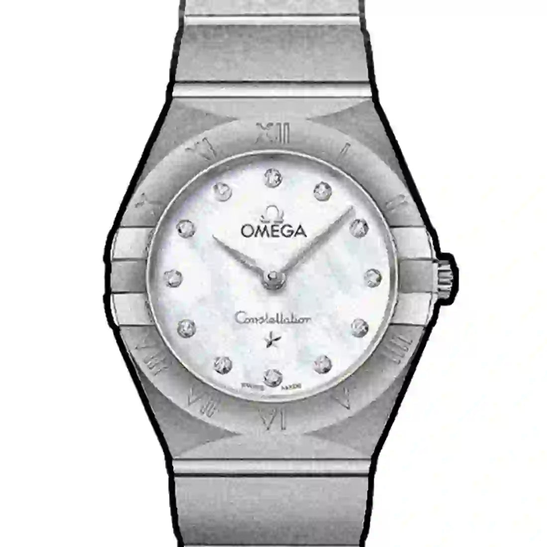 Omega Constellation Quarz Perlmutt