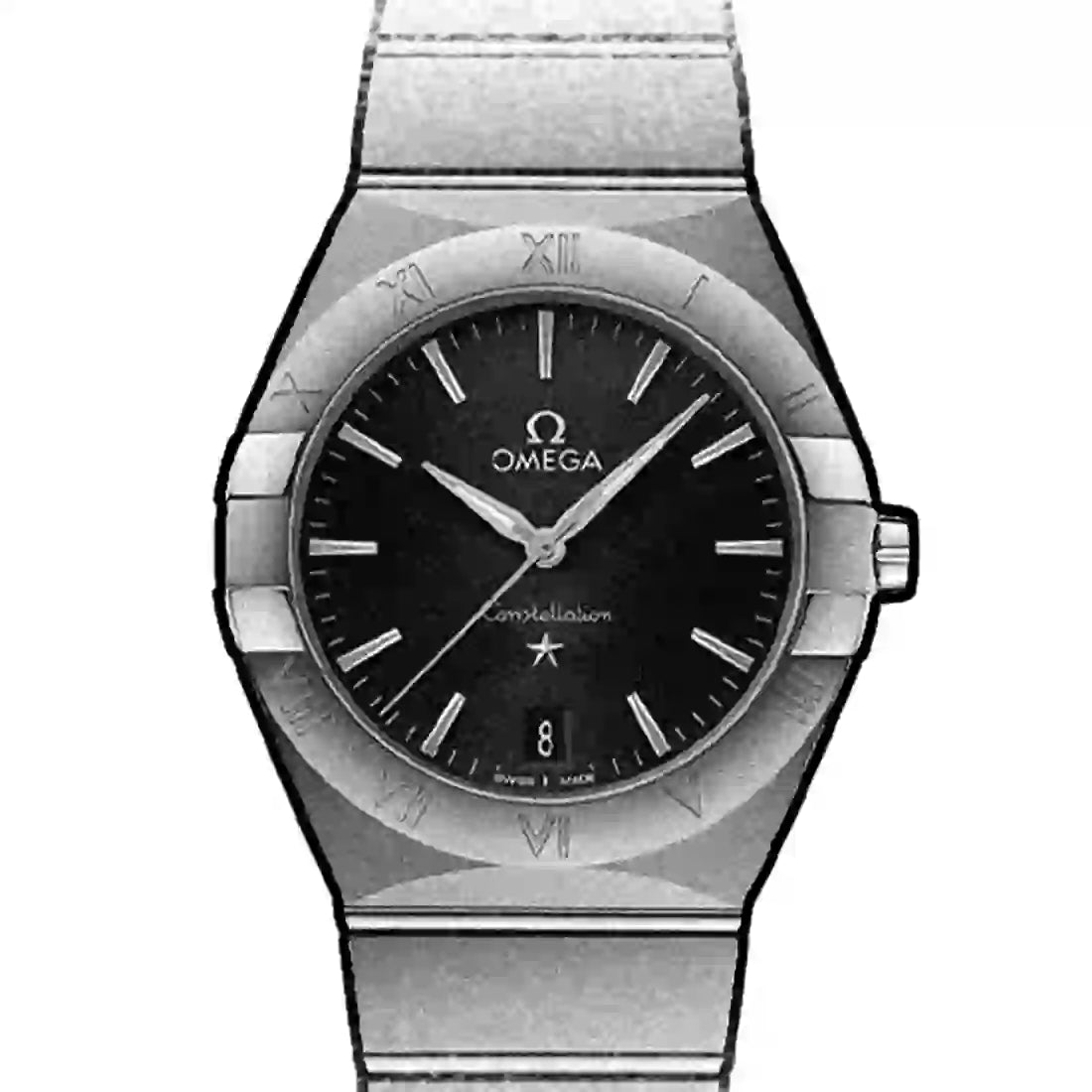 Omega Constellation Quartz Noir