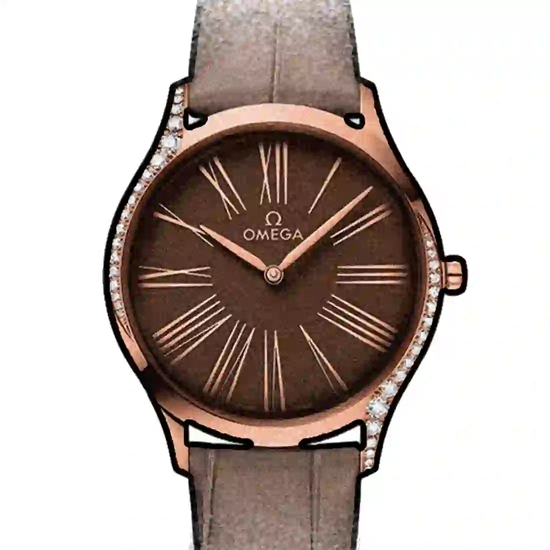 Omega De Ville Quartz Brun
