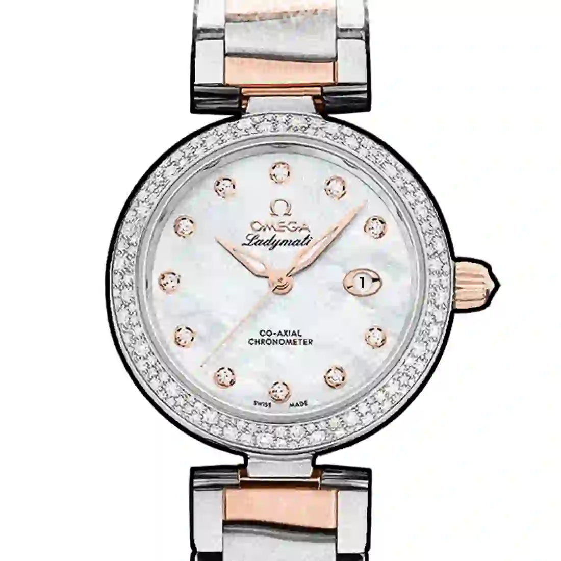 Omega De Ville Ladymatic Co-Axial Automatique Blanc