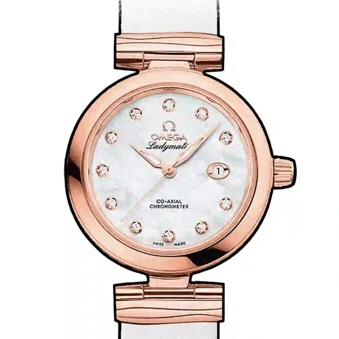 Omega De Ville Ladymatic Co-Axial Automatique Blanc