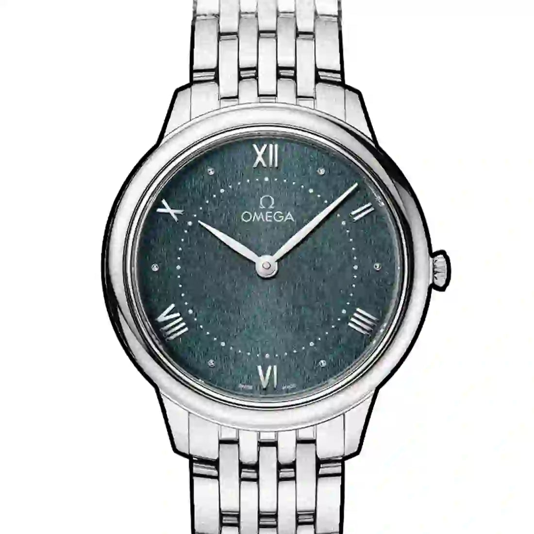 Omega De Ville Prestige Quartz Green 30mm