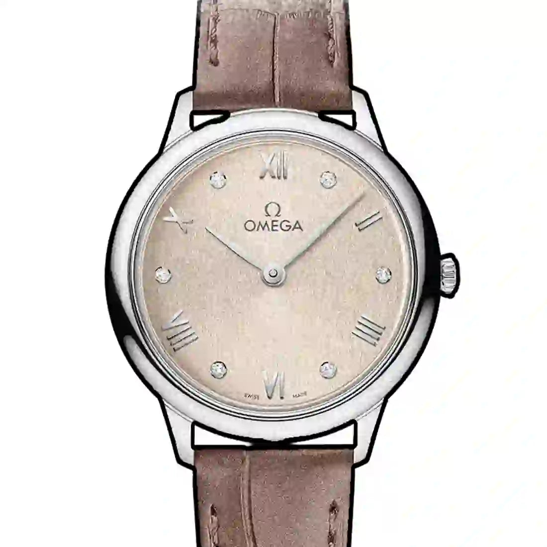 Omega De Ville Prestige Quartz Light Brown 28mm