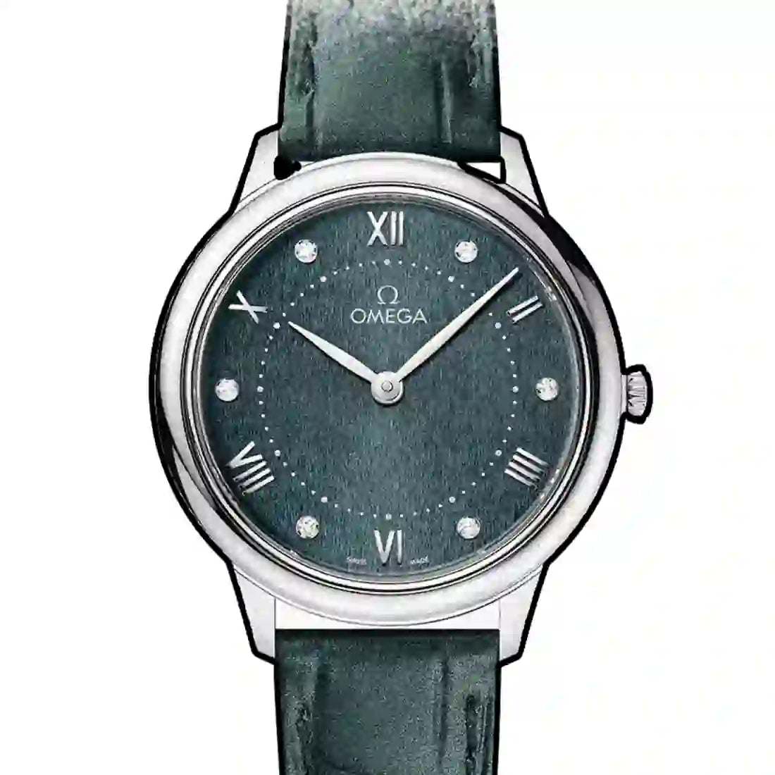 Omega De Ville Prestige Quartz Green 30mm