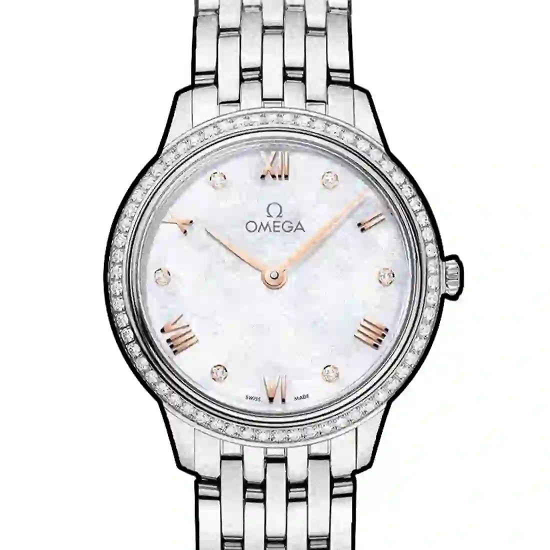 Omega De Ville Quartz White 27mm