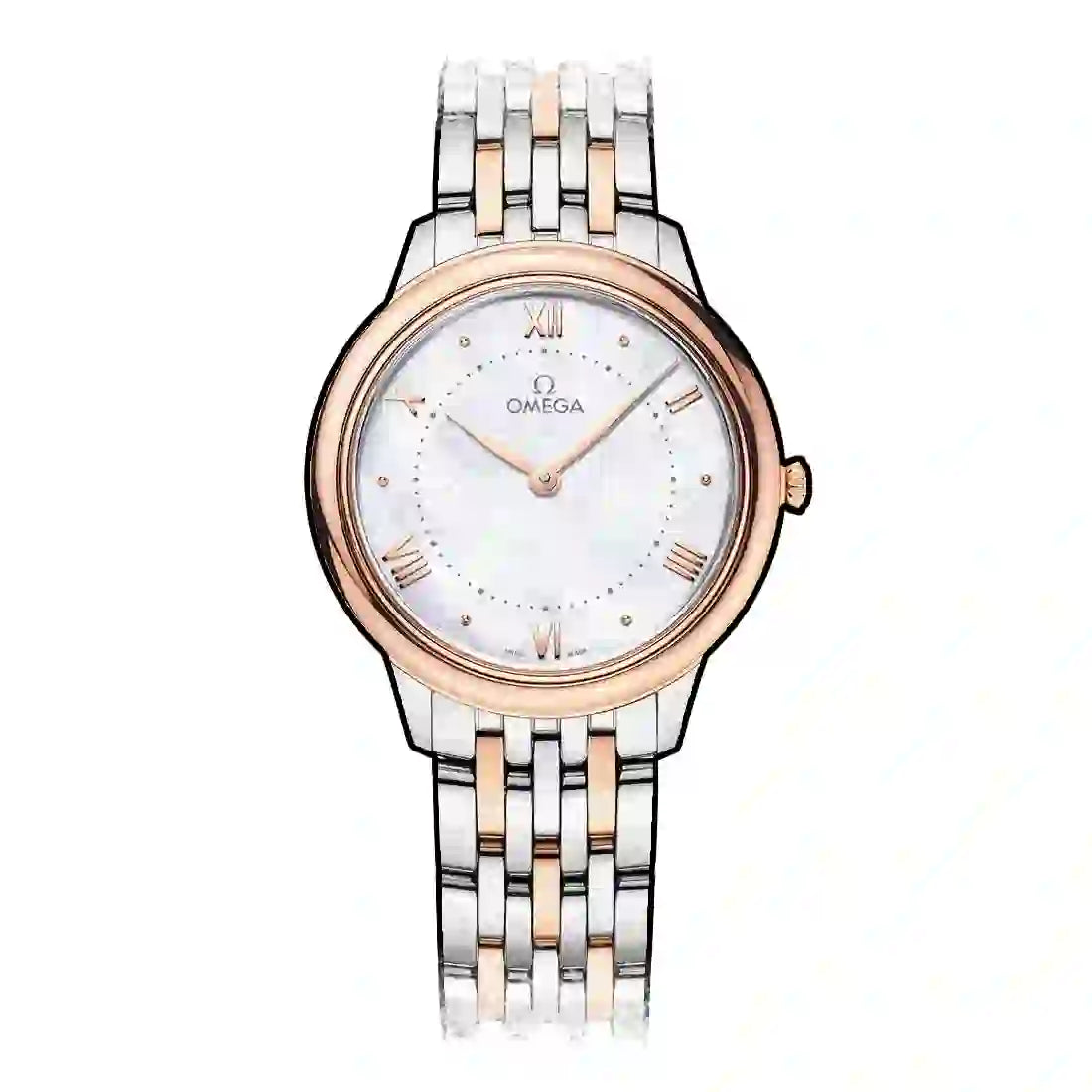 Omega De Ville Prestige Quartz Pearl White 30mm