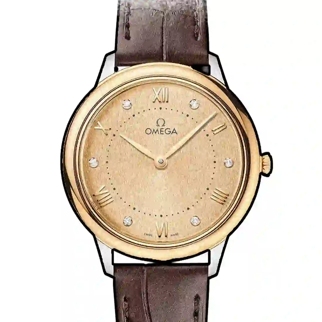 Omega De Ville Prestige Quartz Gold 30mm