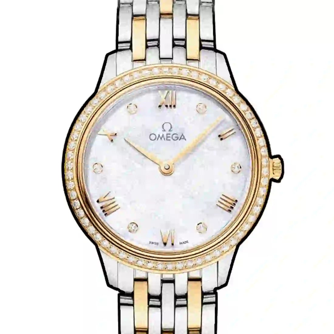 Omega De Ville Quartz White 27mm