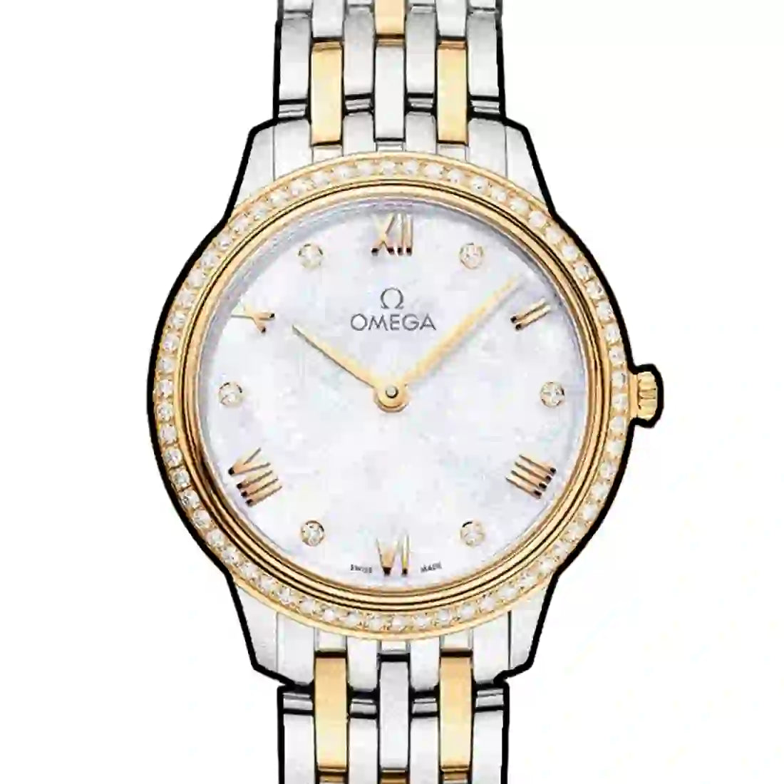 Omega De Ville Quartz White 27mm