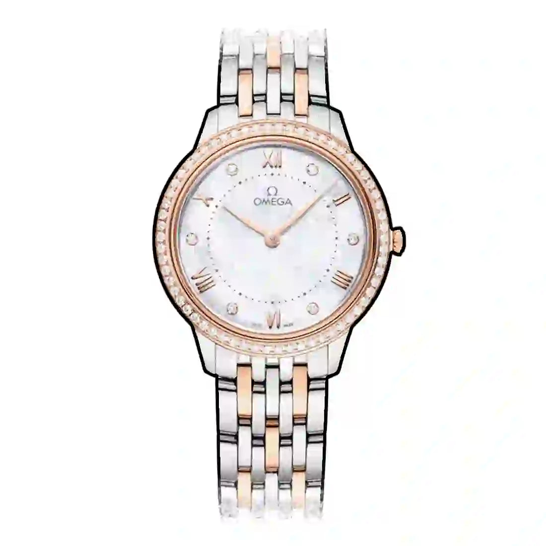 Omega De Ville Quartz White 30mm
