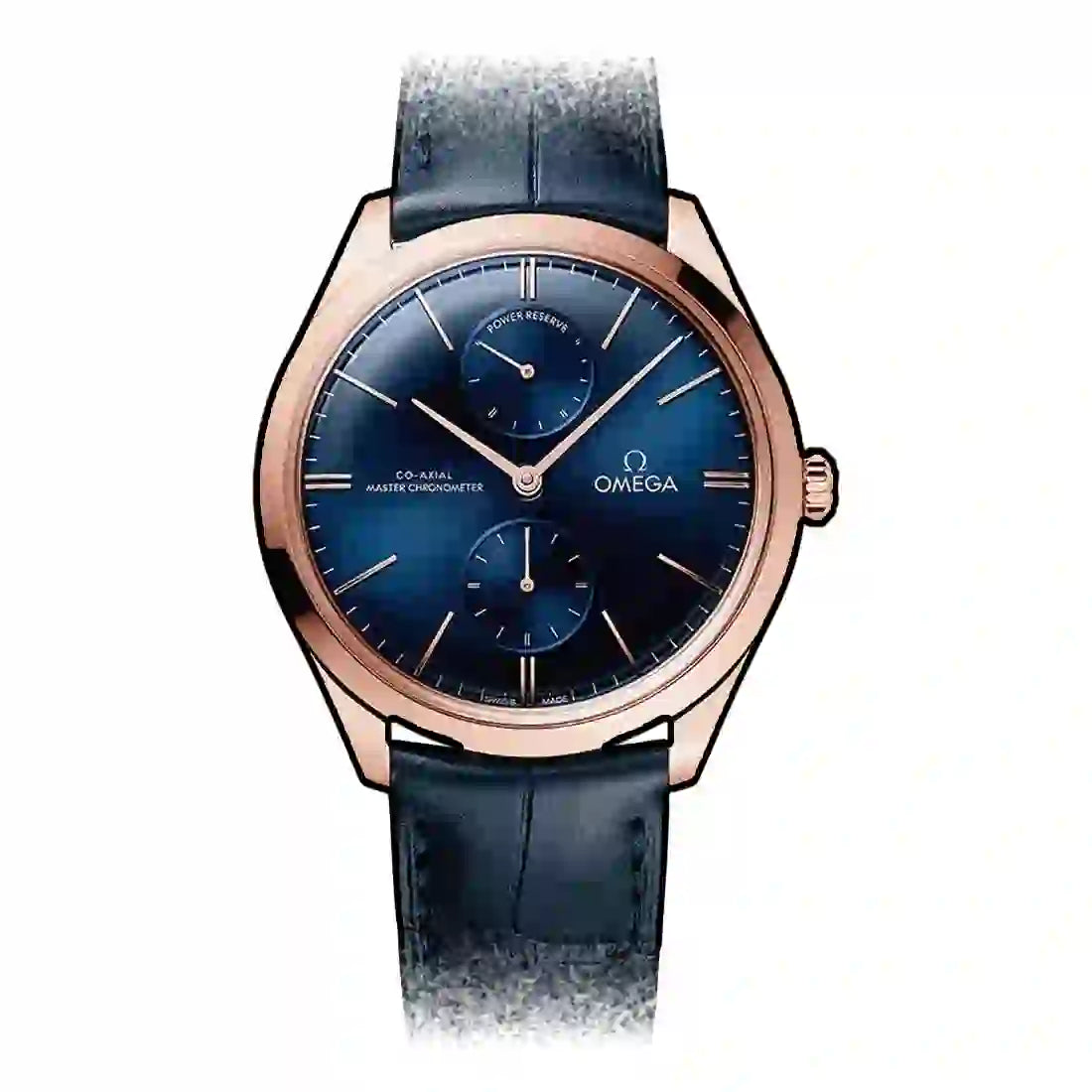 Omega De Ville Tresor Co-Axial Master Chronometer Power Reserve Manual winding Blue 40mm