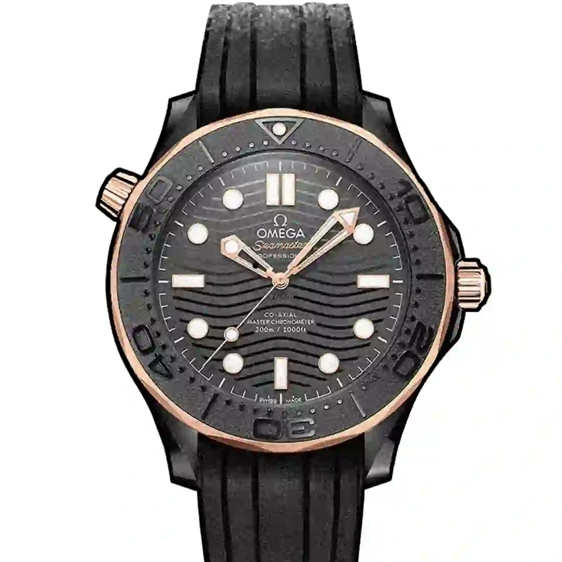 Omega Seamaster Diver 300 M Co-Axial Master Chronometer Automatic Black 43,5mm