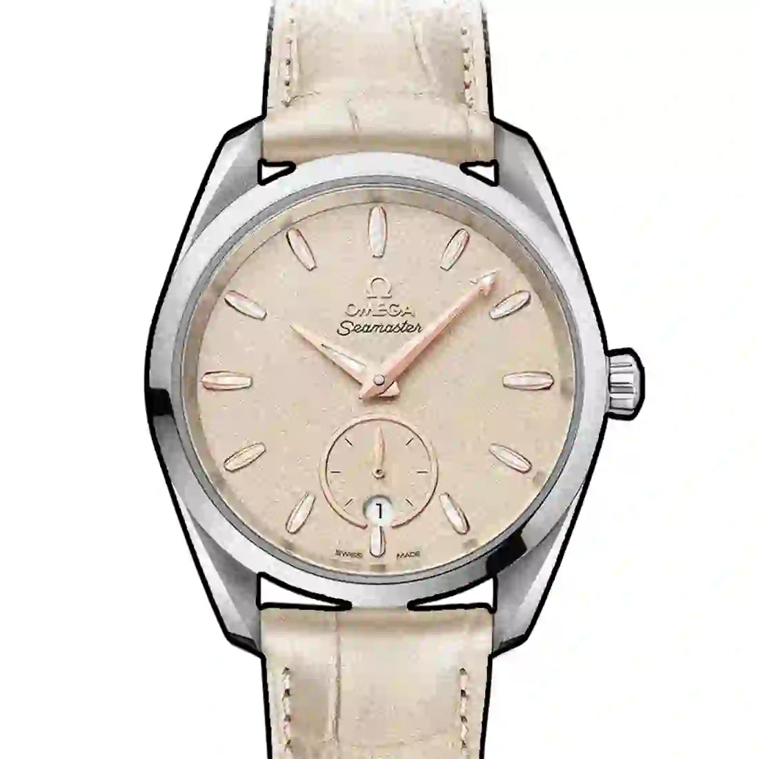 Omega Seamaster Aqua Terra 150M Co-Axial Master Chronometer Automatic Beige 38mm