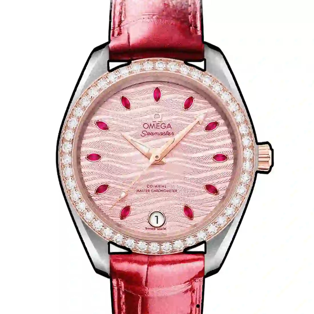 Omega Seamaster Aqua Terra 150 M Co-Axial Master Chronometer Automatic Pink 34mm