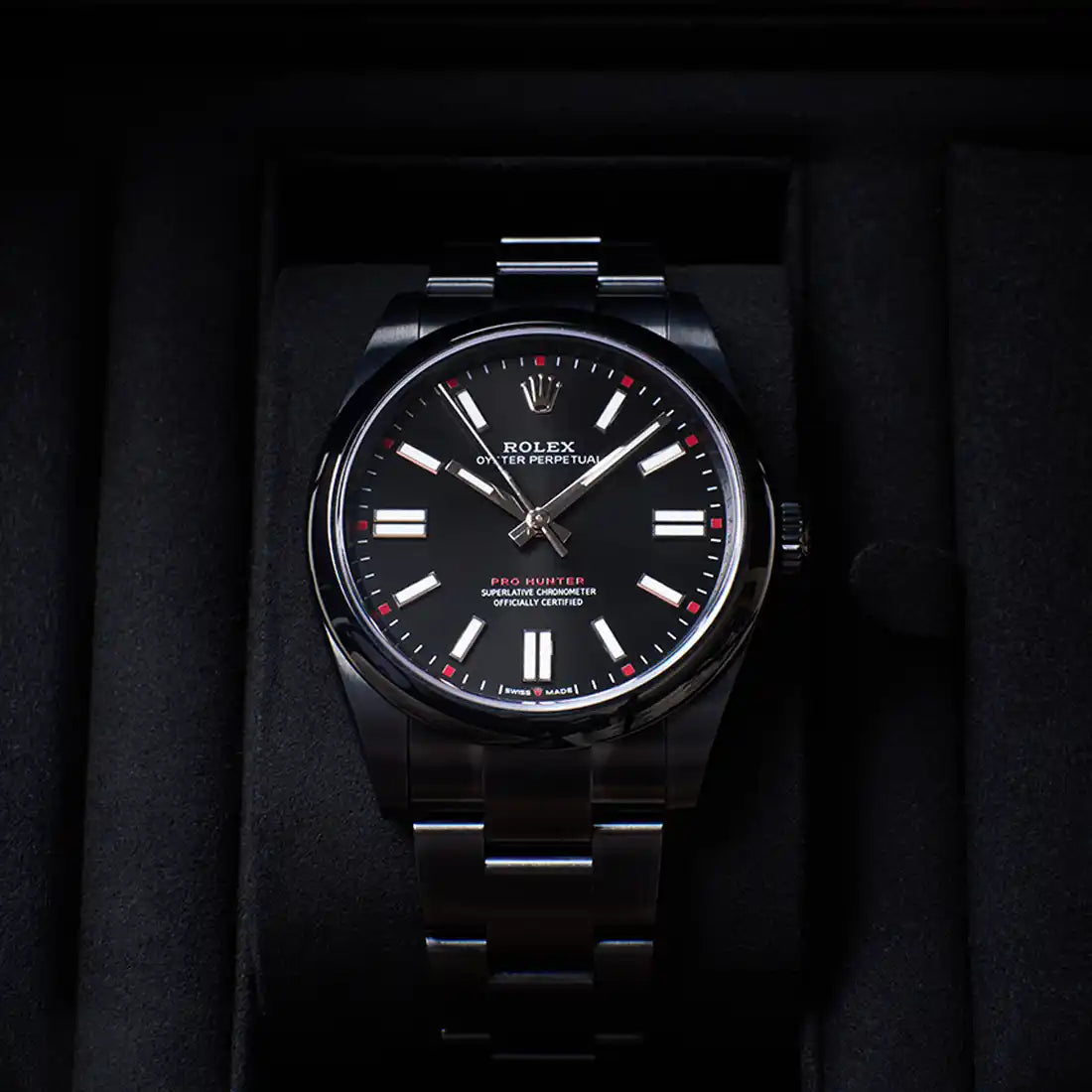 Pro Hunter Oyster Perpetual Automatic Black 41mm