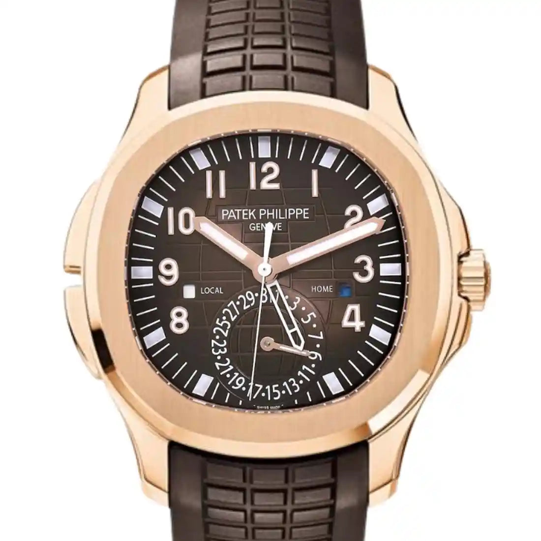Patek Philippe Aquanaut Heure de Voyage Automatique Brun 40.8mm