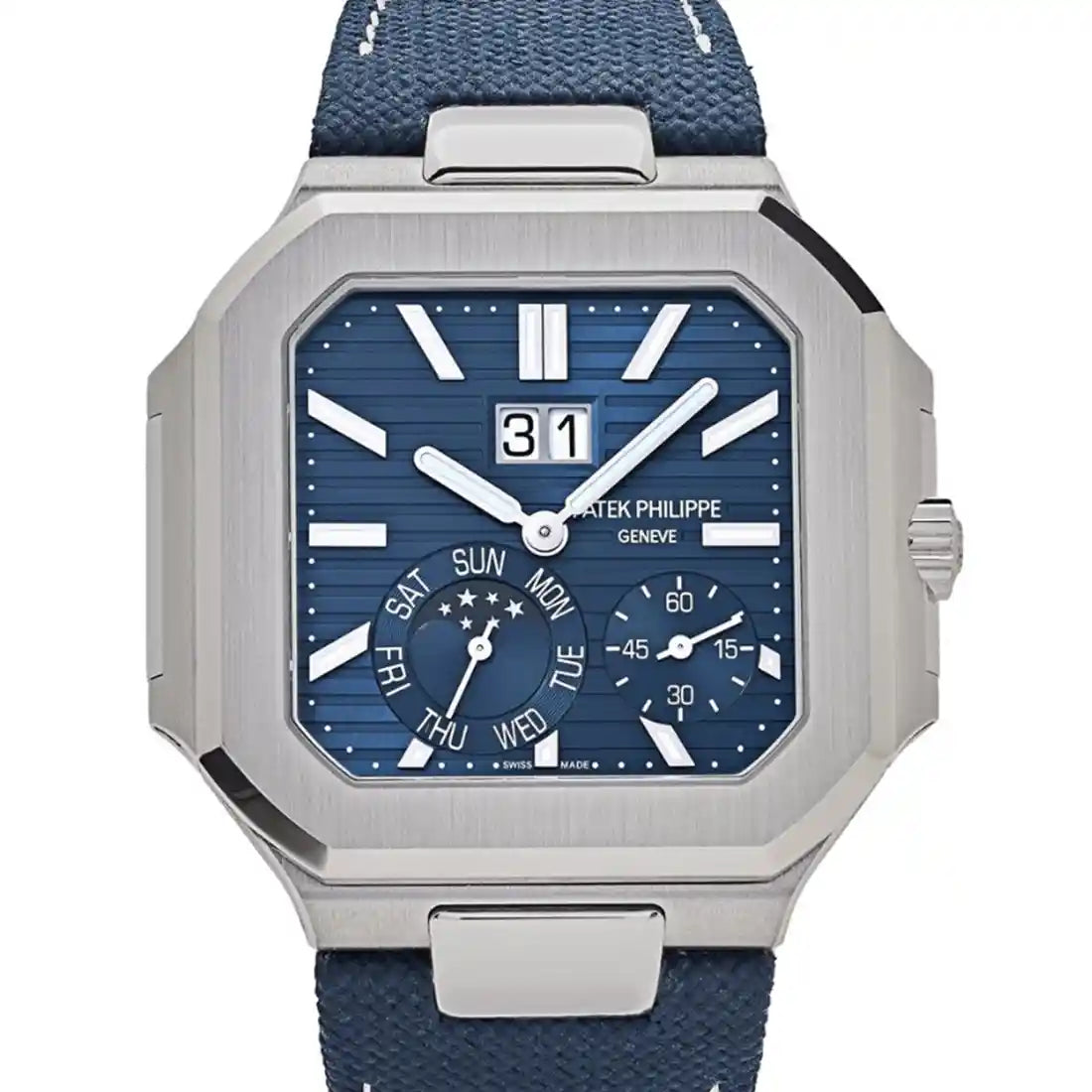 Patek Philippe Cubitus Automatisch Blauw 45 mm