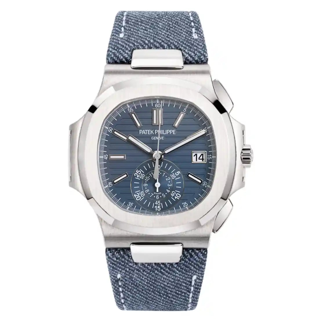 Patek Philippe Nautilus Automatik Opalglas , 40,5 mm