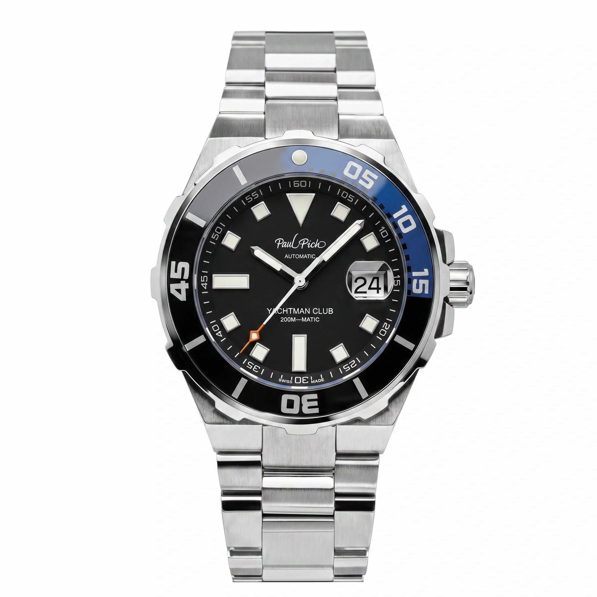 Paul Picot Yachtman Automatic Black 43mm