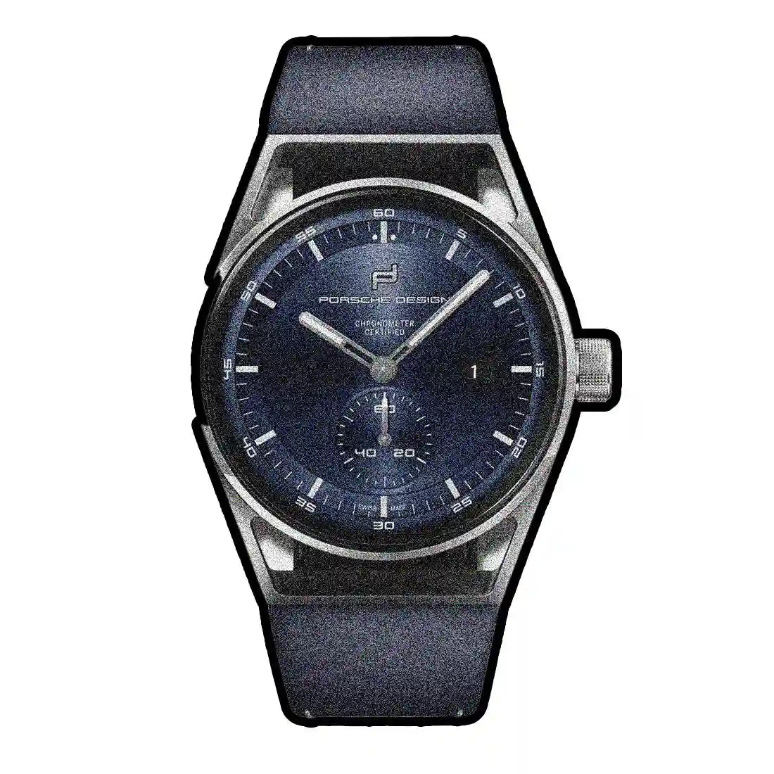 Porsche Design Sport Chrono Automatique Bleu 39mm