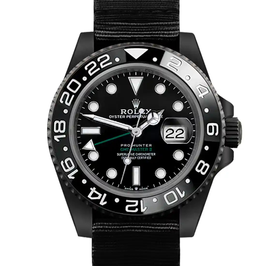 Pro Hunter GMT II Automatik Schwarz